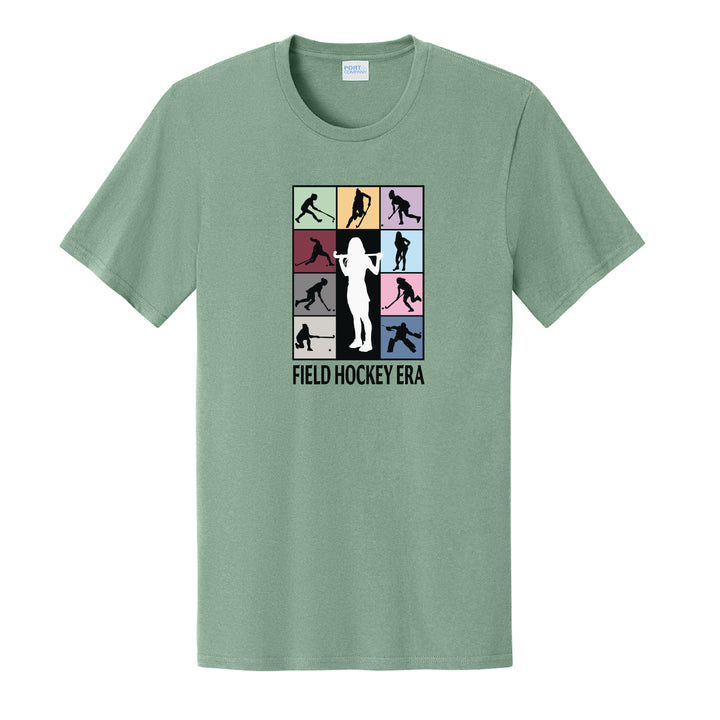 Warrior Field Hockey- Adult Unisex Easy Cotton Tee - Laurel Green (PC43)