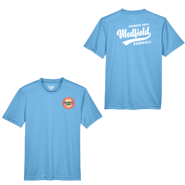 Camiseta de rendimiento para jóvenes de Medfield Baseball 12U (TT11Y)