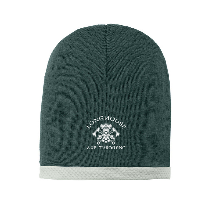 Lanzamiento de hacha en Long House: gorro de punto de alto rendimiento Sport-Tek® (STC15)