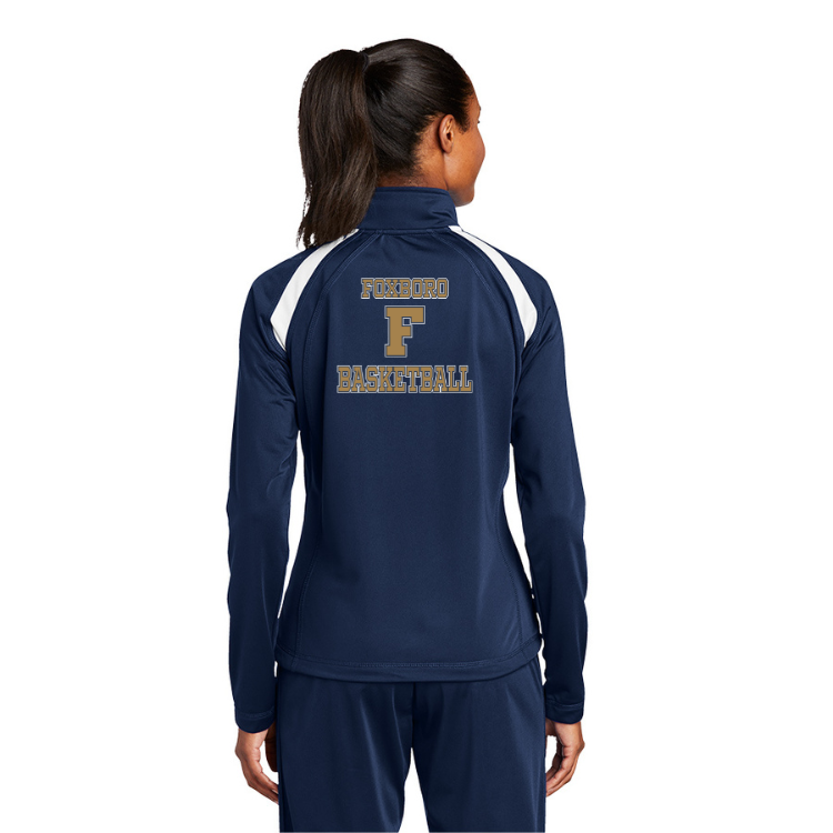 Chaqueta deportiva de tricot para mujer de la escuela secundaria Foxborough (LST90)