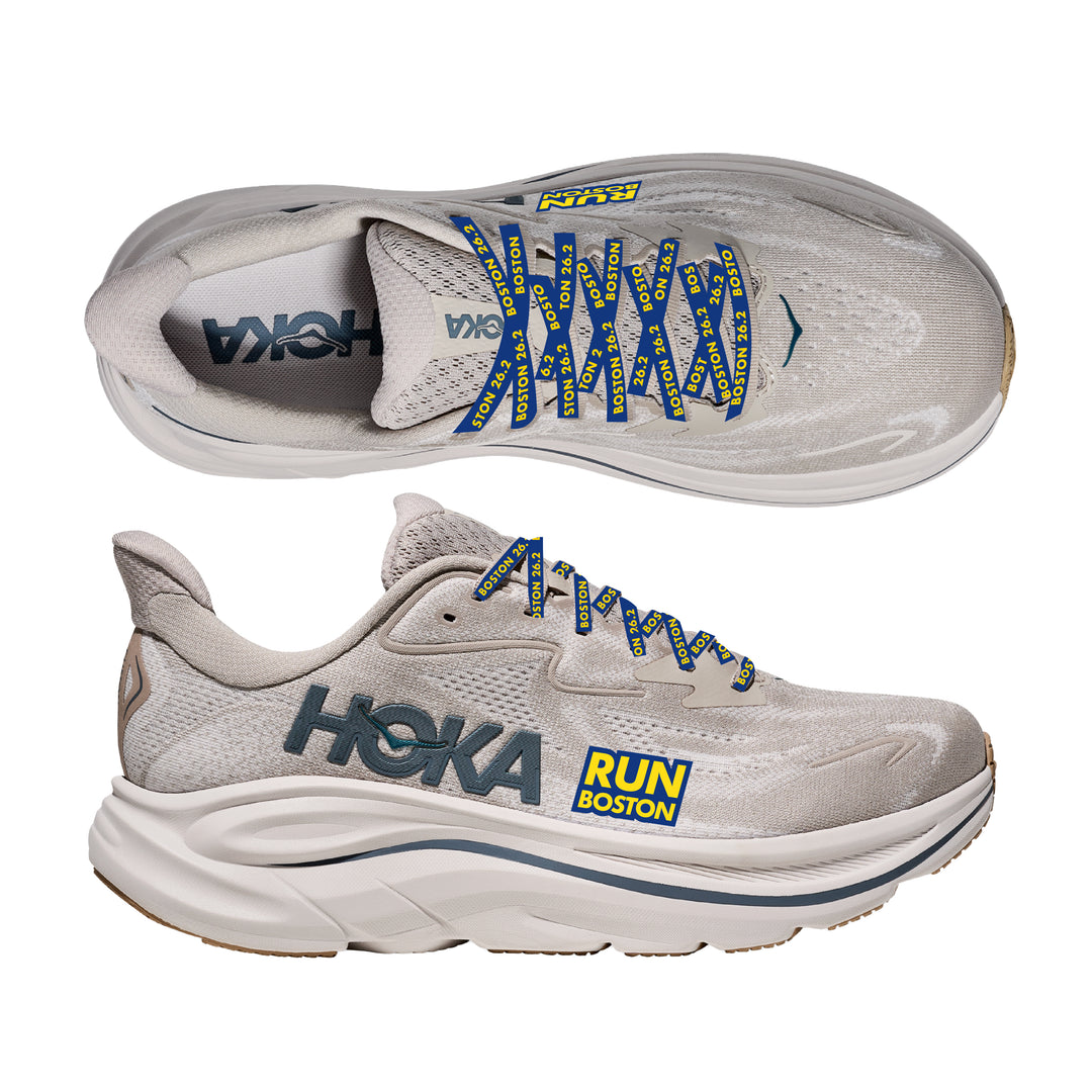 Boston 26.2 - HOKA Men's Clifton 10 - PUTTY / GROUT (HBM26-15)