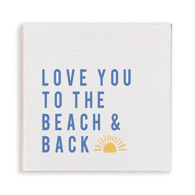 Love You To The Beach Sunset Magnet