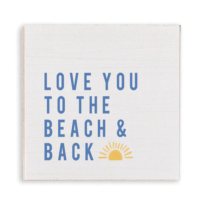 Love You To The Beach Sunset Magnet