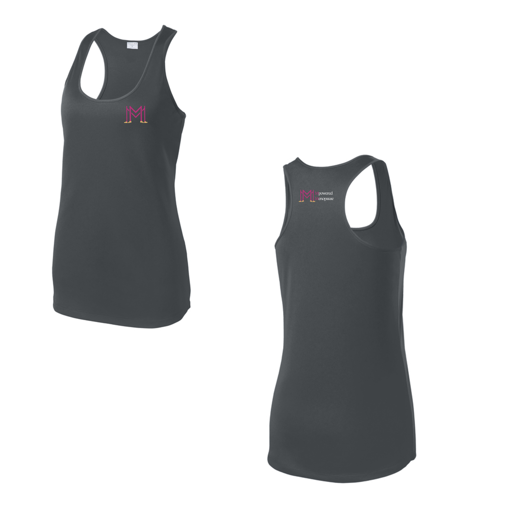 MPowered Menopause- Women's Performance Singlet- White (LST356)