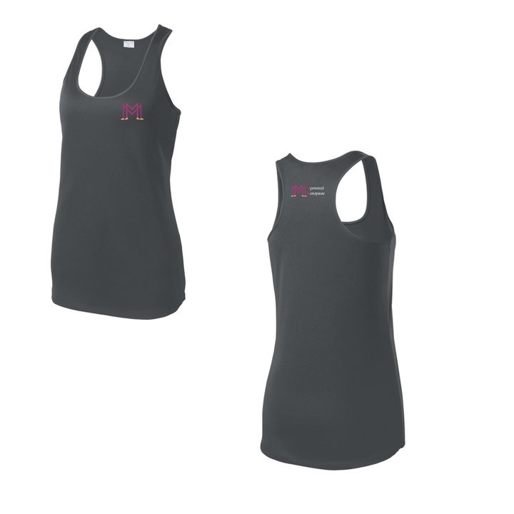 MPowered Menopause- Women's Performance Singlet- White (LST356)