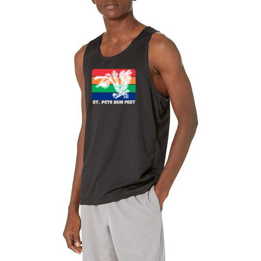 St Pete Run Fest - ASICS Ready-Set II Singlet (2011B457-001) (S085)
