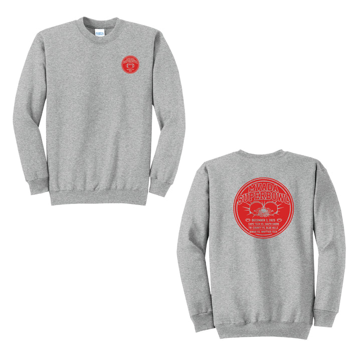 MVADA Superbowl - The RH Collection - "Live In" Adult Unisex Crewneck Sweatshirt  (M069 LC, M070)