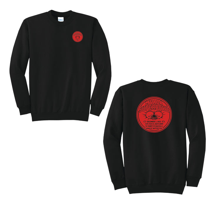 MVADA Superbowl - The RH Collection - "Live In" Adult Unisex Crewneck Sweatshirt  (M069 LC, M070)