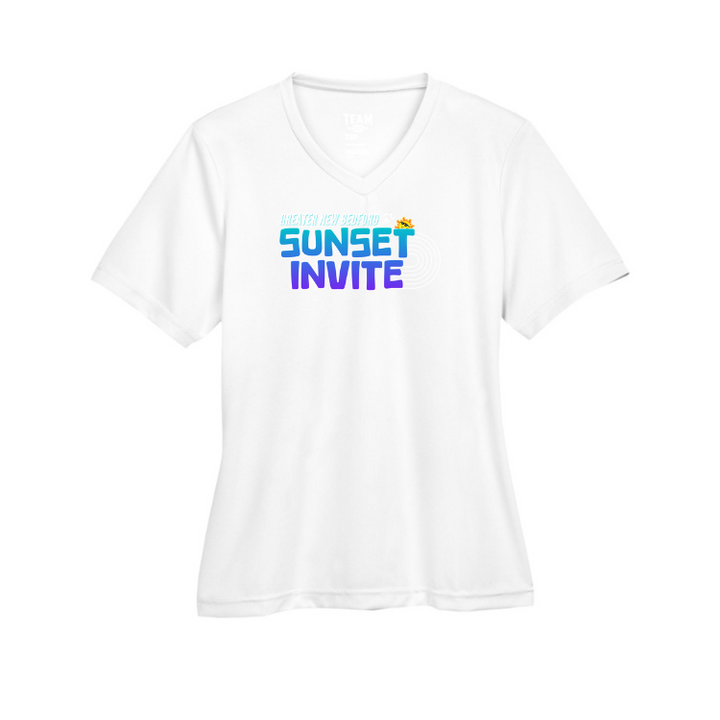 MSTCA New Bedford Sunset Invitational - Camiseta de manga larga de alto rendimiento para mujer (TT11W)