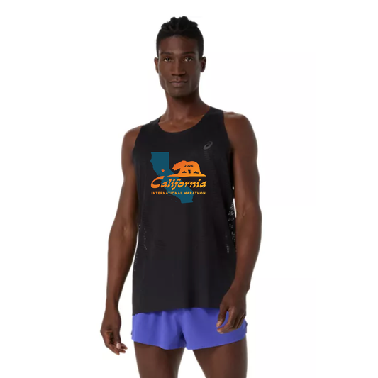 2026 California International Marathon - ASICS Men's Metarun Singlet (2011D508-001) (CIM-09)