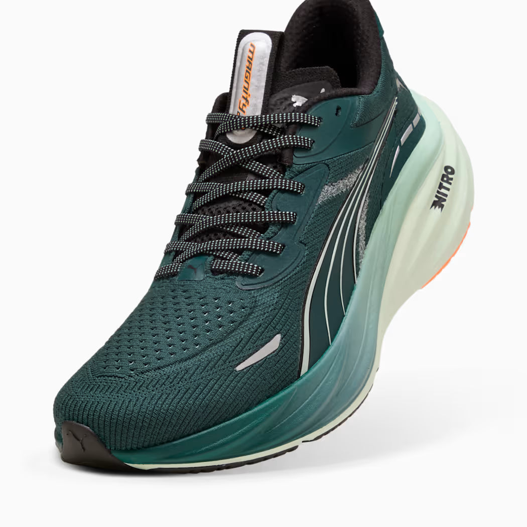 PUMA MAGNIFY NITRO 3 para hombre - TERRENO VERDE-FUEGO