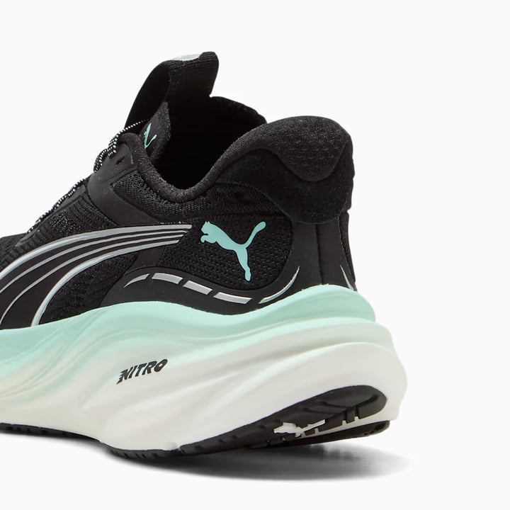 PUMA Womens MAGNIFY NITRO 3 - PUMA BLACK-MINT MELT