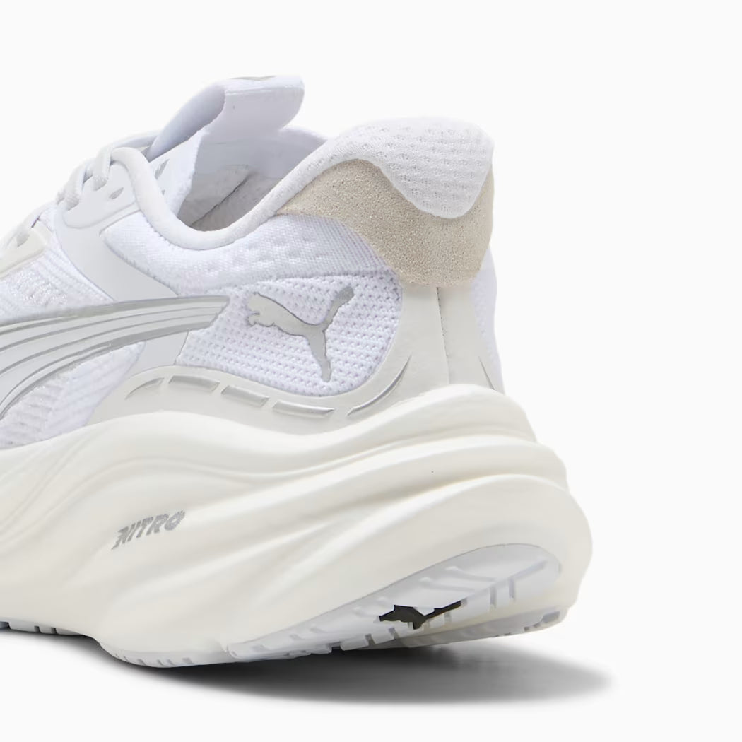 PUMA Womens MAGNIFY NITRO 3 - PUMA WHITE-PUMA SILVER