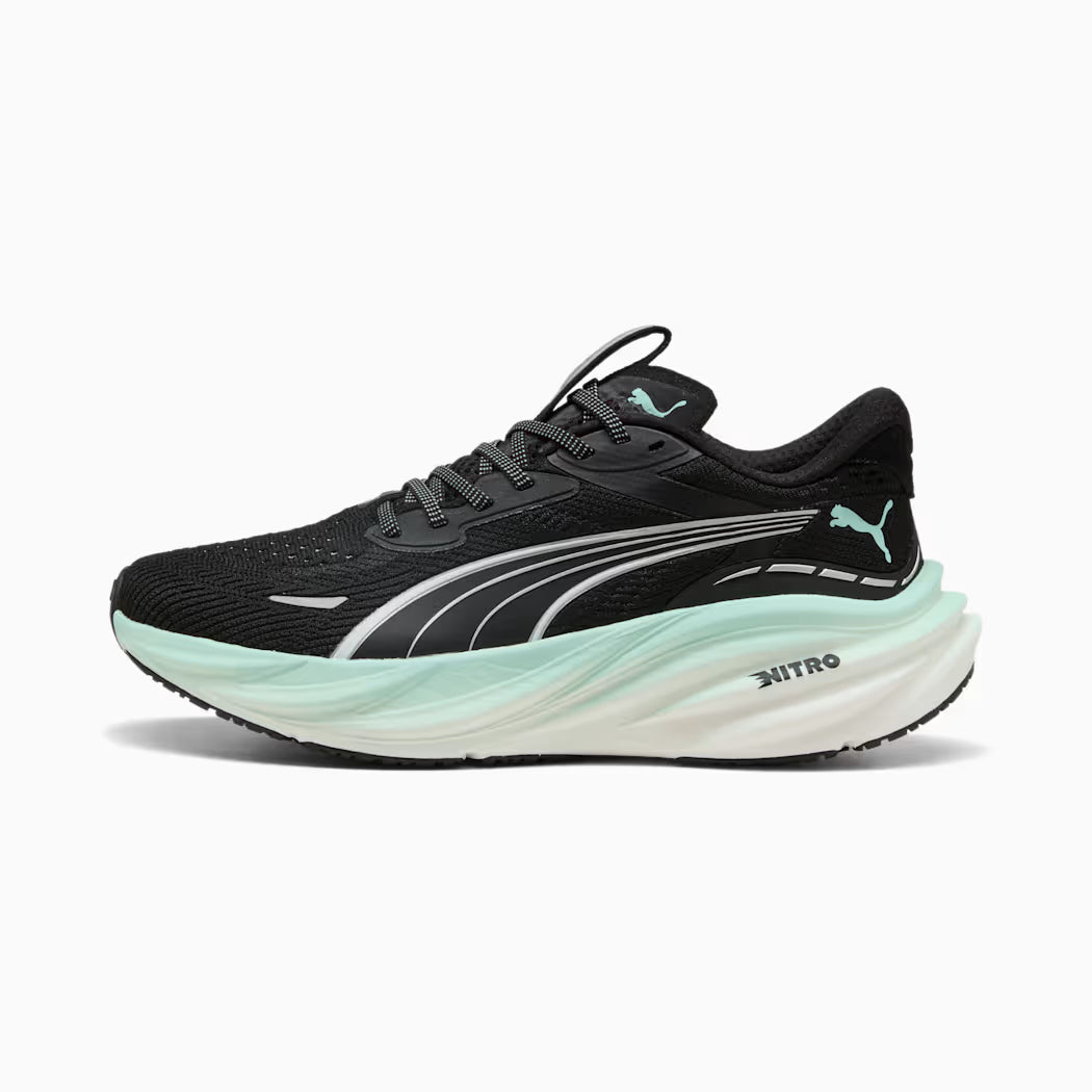 PUMA Womens MAGNIFY NITRO 3 - PUMA BLACK-MINT MELT
