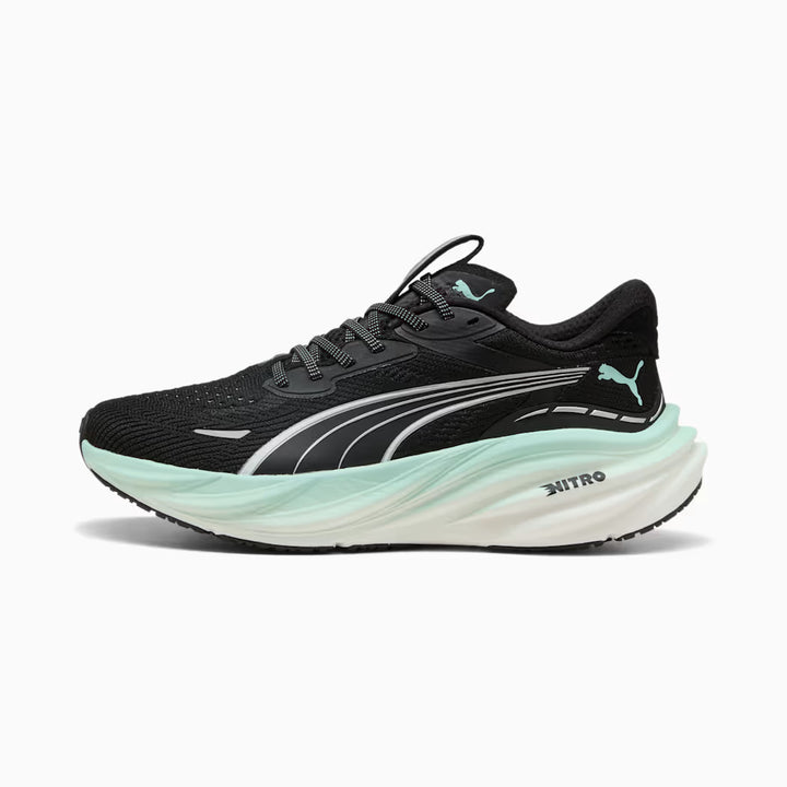 PUMA Womens MAGNIFY NITRO 3 - PUMA BLACK-MINT MELT