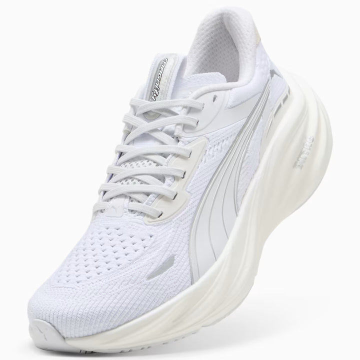 PUMA Womens MAGNIFY NITRO 3 - PUMA WHITE-PUMA SILVER