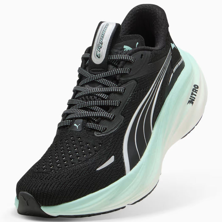 PUMA Womens MAGNIFY NITRO 3 - PUMA BLACK-MINT MELT