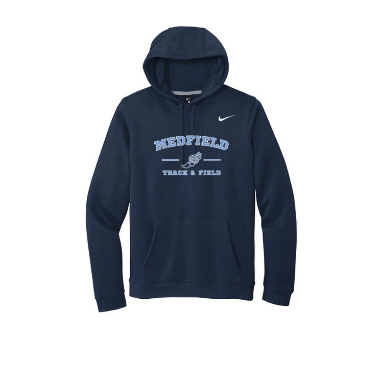 Medfield Track & Field - Nike Club Fleece Pullover Hoodie - CJ1611