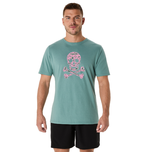Gasparilla 2026 - ASICS Men's Short Sleeve Tee Celadon (2011D028) (GAS-01)