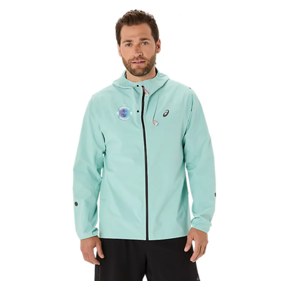 Gasparila 2026 - Chaqueta impermeable Metarun de ASICS para hombre (2011D121) (GAS-28)