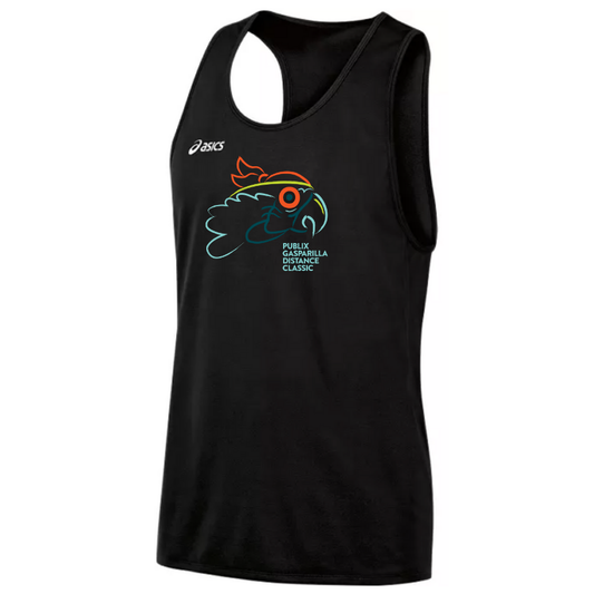 Gasparilla 2026 - Asics Men's Rival II Singlet Black (TF3085) (GAS-12)