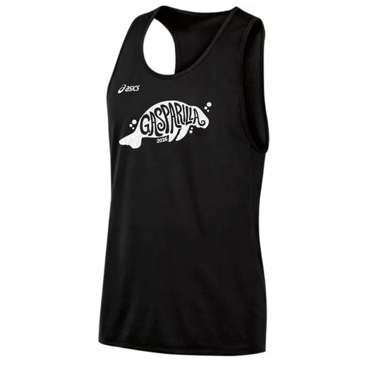Gasparilla 2026 - Asics Men's Rival II Singlet Black (TF3085) (GAS-14)
