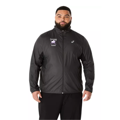 Cowtown Marathon Finisher - ASICS Men's Silver Jacket Black (2011D235)