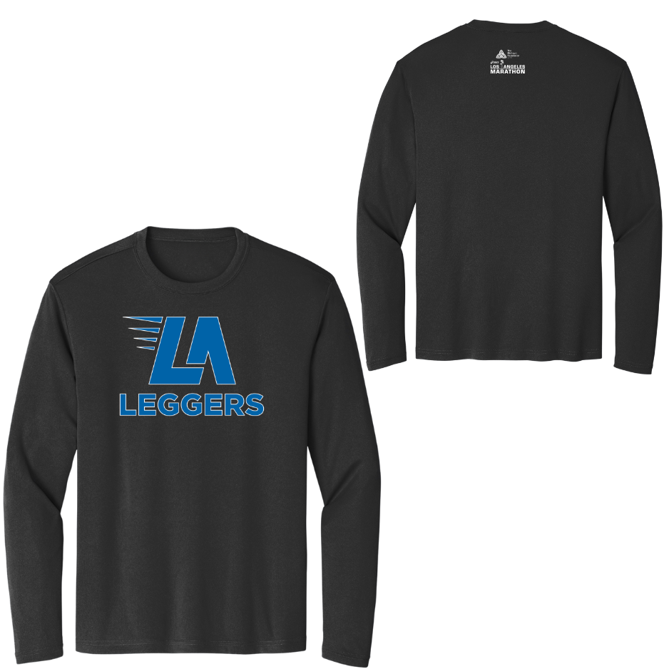 Club de Corredores LA Leggers - Camiseta deportiva unisex de manga larga para adultos "Run In" (PC380LS)