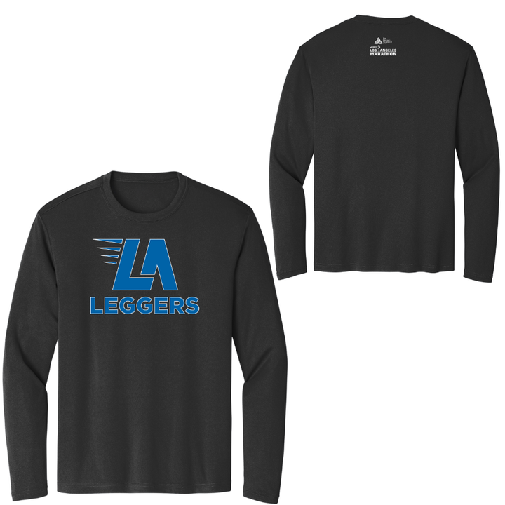 Club de Corredores LA Leggers - Camiseta deportiva unisex de manga larga para adultos "Run In" (PC380LS)