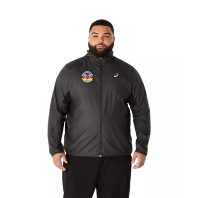 Gasparilla 2026 FINISHER - ASICS Men's Silver Jacket Black (2011D235)