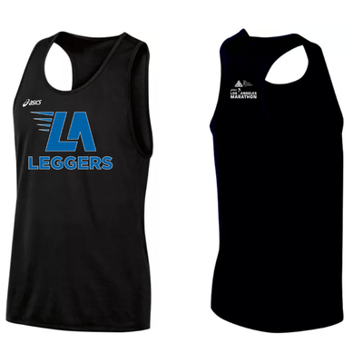 Club de Corredores LA Leggers - Camiseta sin mangas ASICS Rival II para hombre (TF3085)