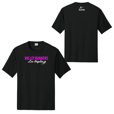 Valley Runners LA x Maratón de Los Ángeles - Camiseta deportiva unisex para adultos "Run In"