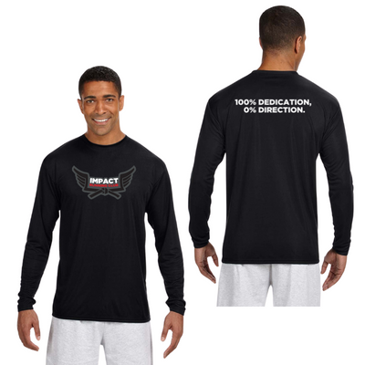 Impact Running Club - Camiseta de manga larga refrescante y de alto rendimiento para hombre (A4N3165)