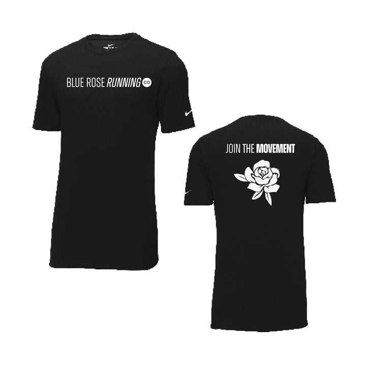 Camiseta Nike Dri FIT de algodón y poliéster de Blue Rose Running (NKBQ5231)