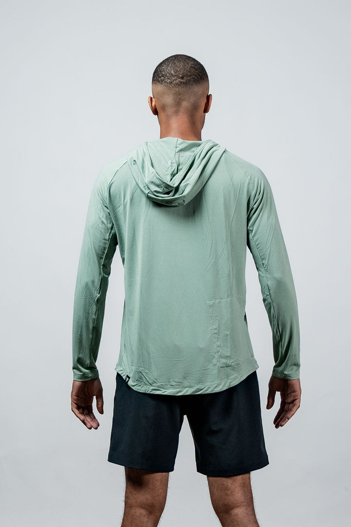 Men's Terra Recovery Element Hoodie Shirt (Low Light Olive)