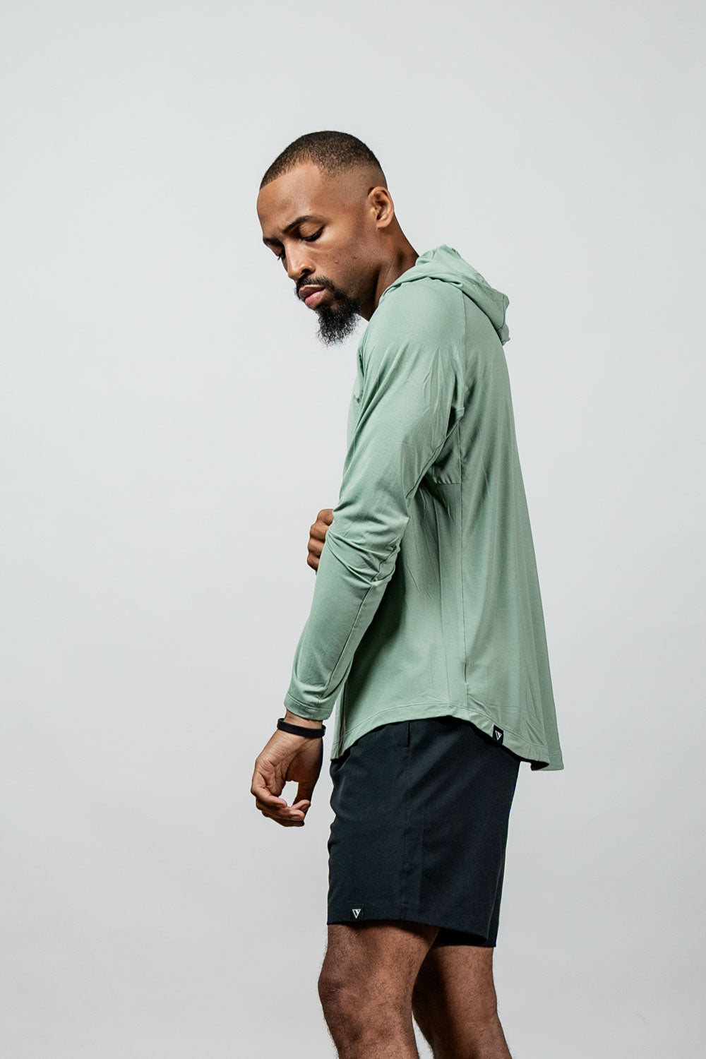 Men's Terra Recovery Element Hoodie Shirt (Low Light Olive)