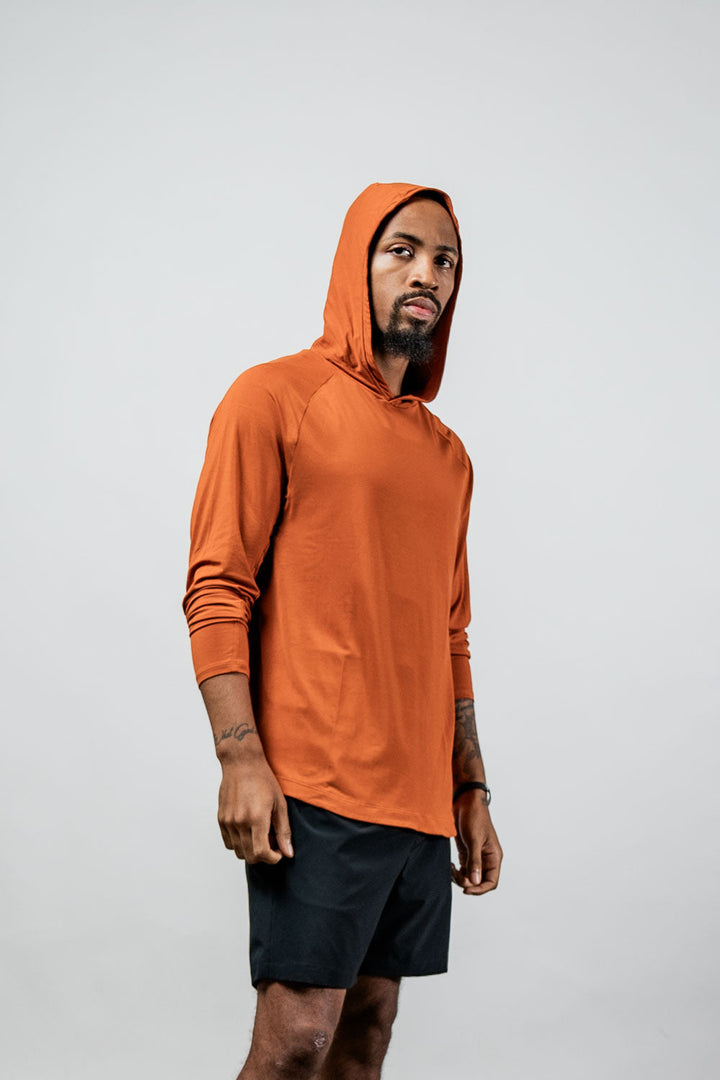 Men's Terra Recovery Element Hoodie Shirt (Sunfire Clay)