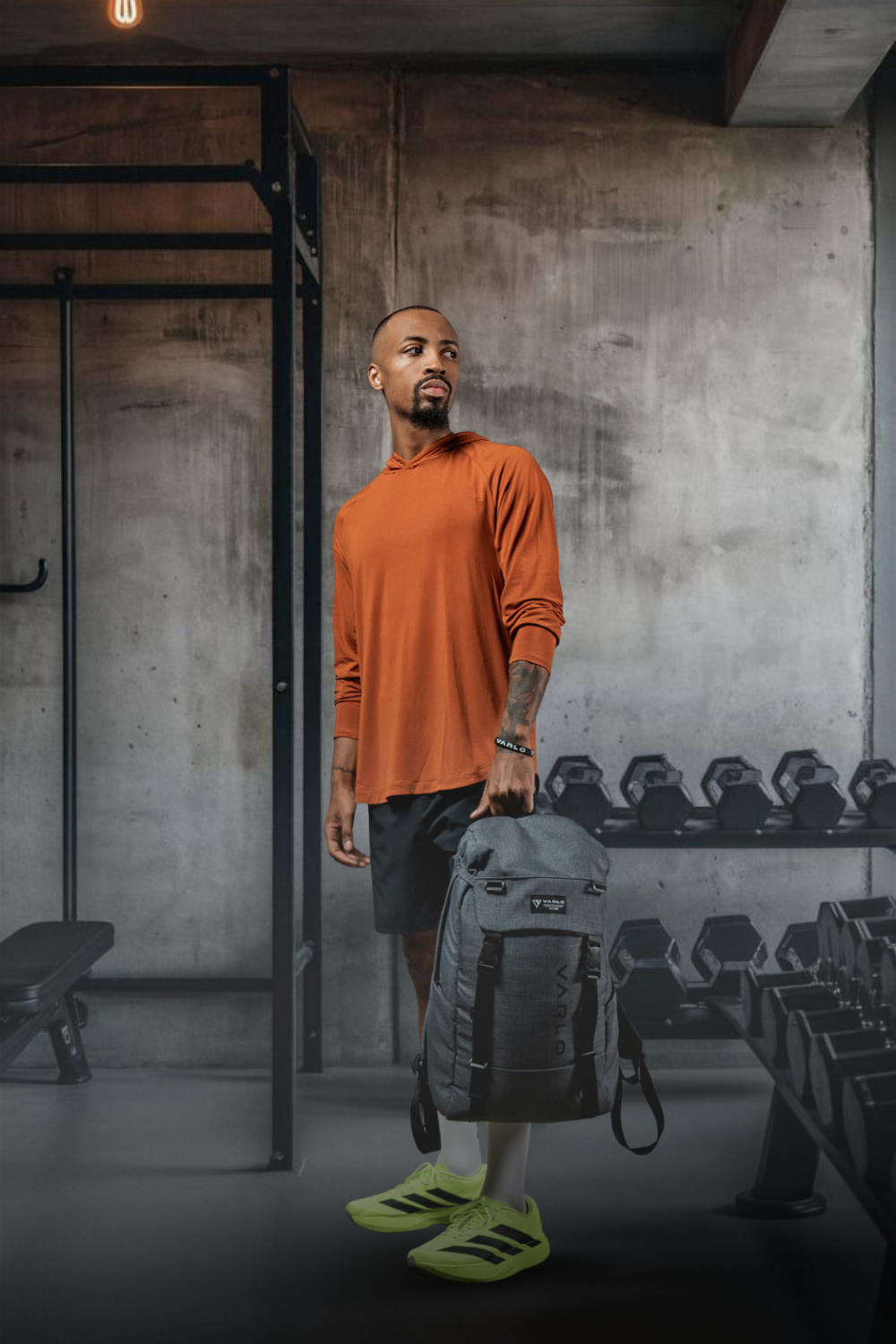 Men's Terra Recovery Element Hoodie Shirt (Sunfire Clay)