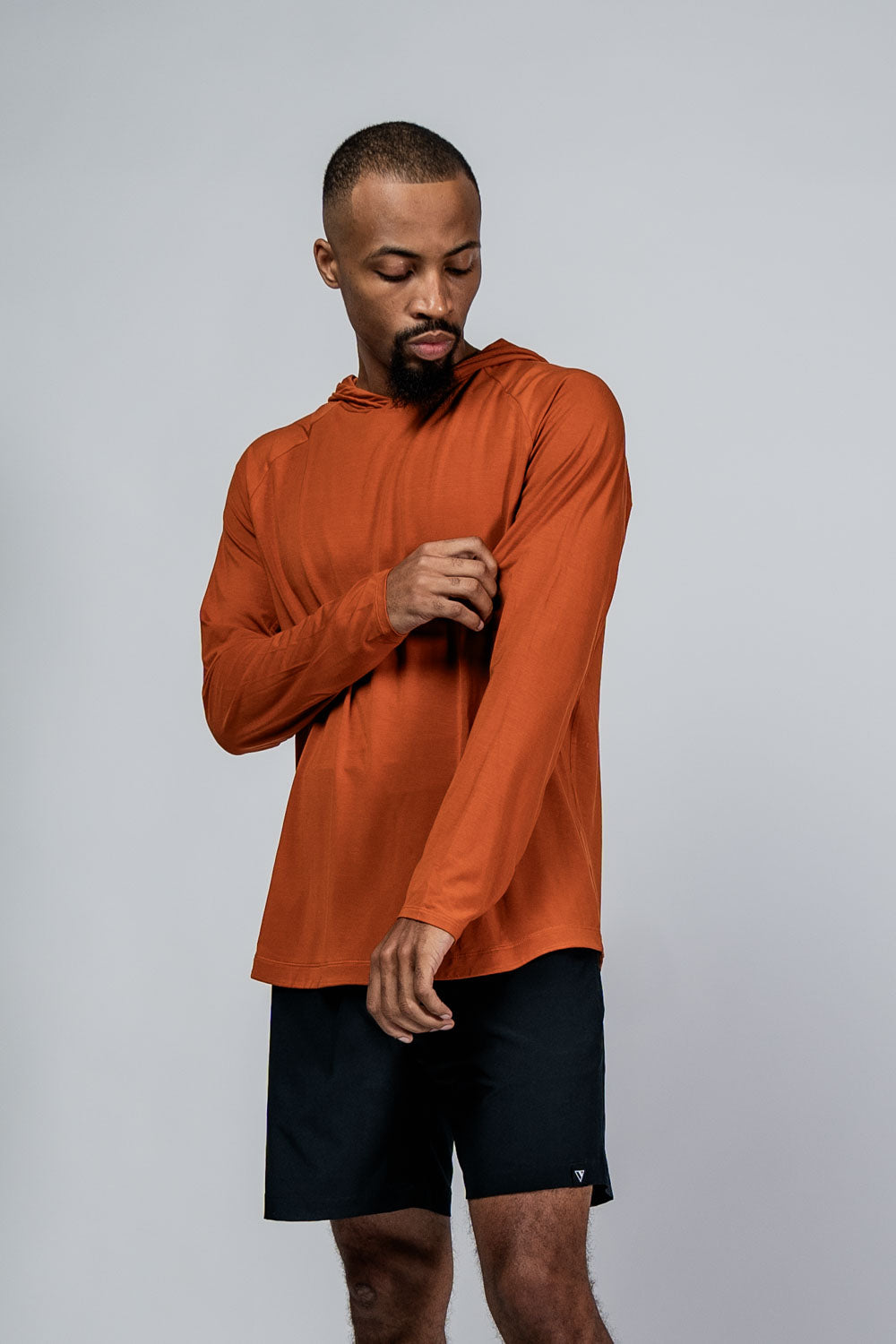 Men's Terra Recovery Element Hoodie Shirt (Sunfire Clay)
