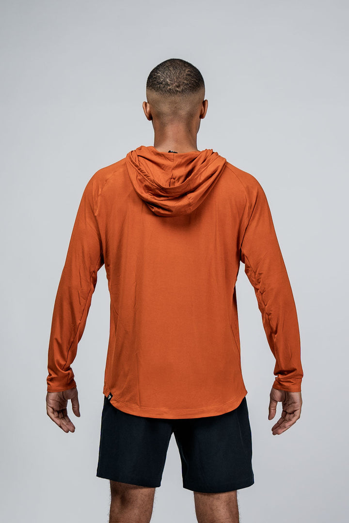 Men's Terra Recovery Element Hoodie Shirt (Sunfire Clay)