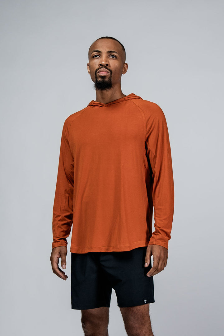 Men's Terra Recovery Element Hoodie Shirt (Sunfire Clay)
