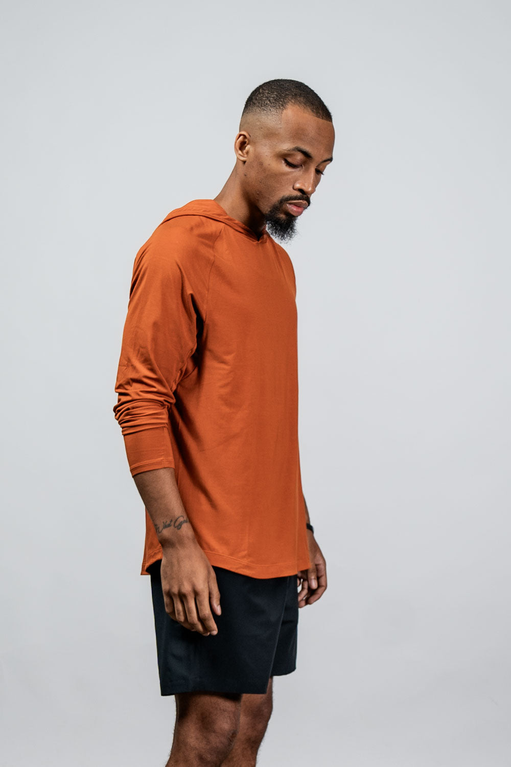 Men's Terra Recovery Element Hoodie Shirt (Sunfire Clay)