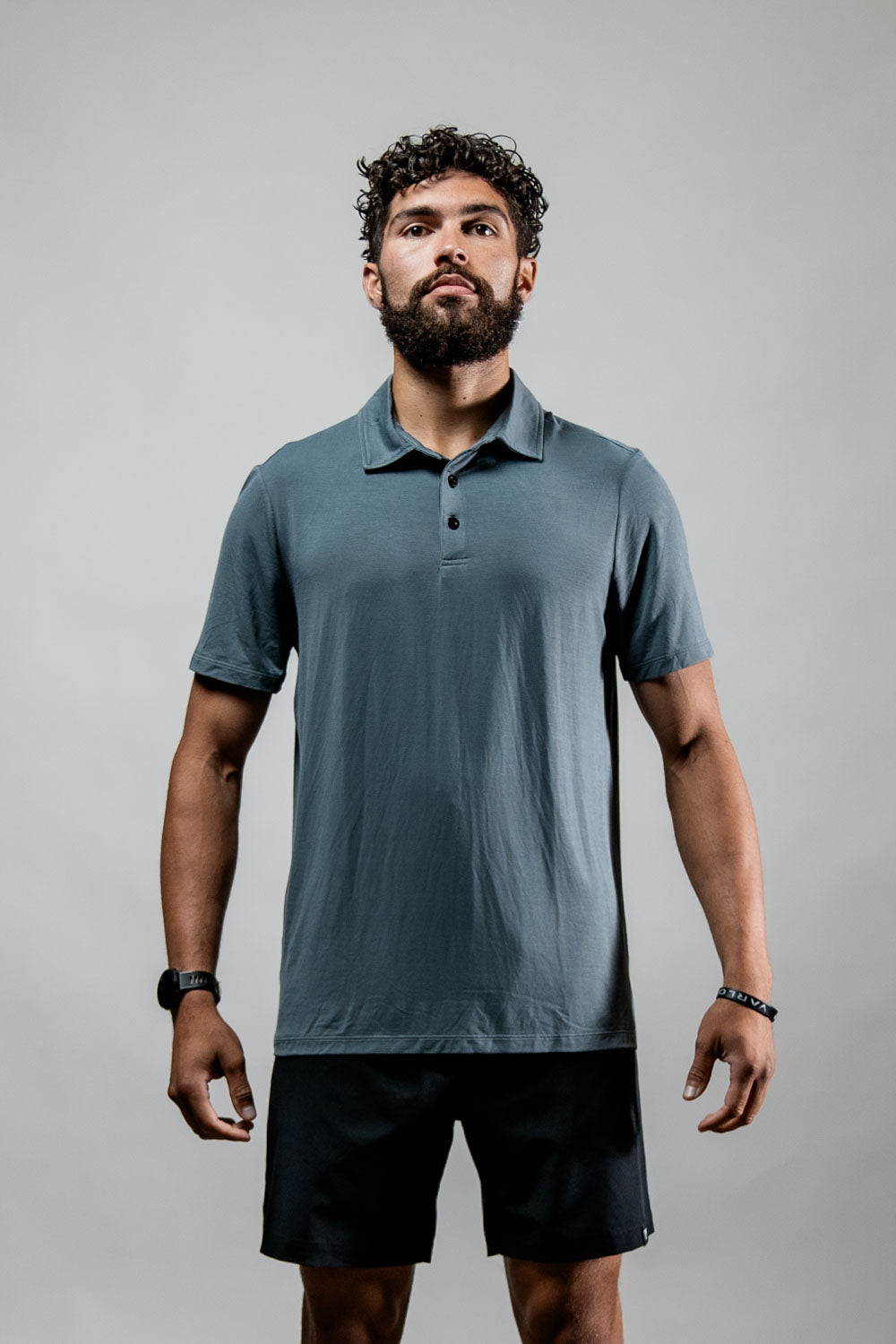 Men's Terra Recovery Polo (Ash Gray)