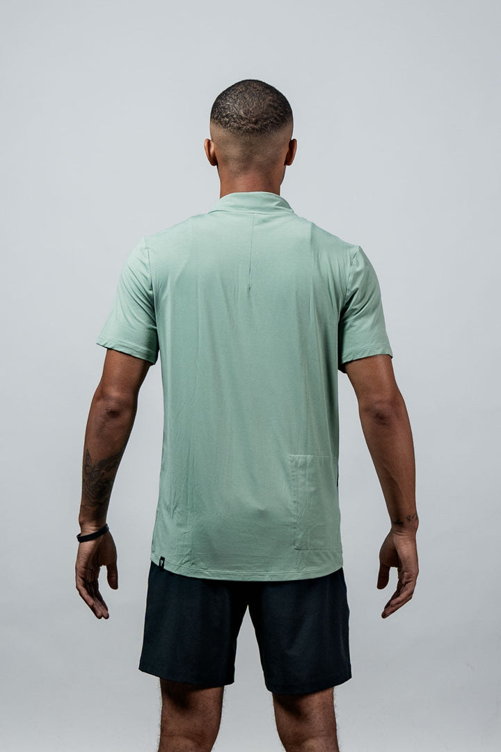 Men's Terra Recovery Polo (Low Light Olive)