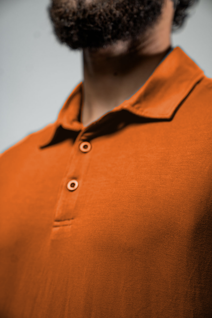 Men's Terra Recovery Polo (Sunfire Clay)