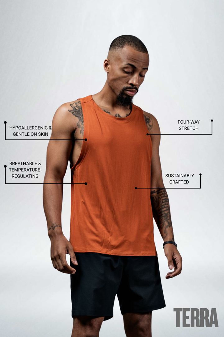 Men's Terra Recovery Tank (Sunfire Clay)