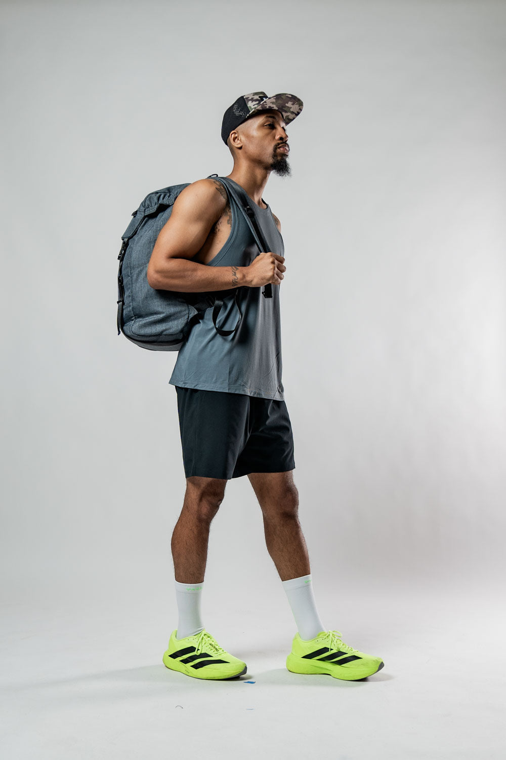 Men's Terra Recovery Tank (Ash Gray)