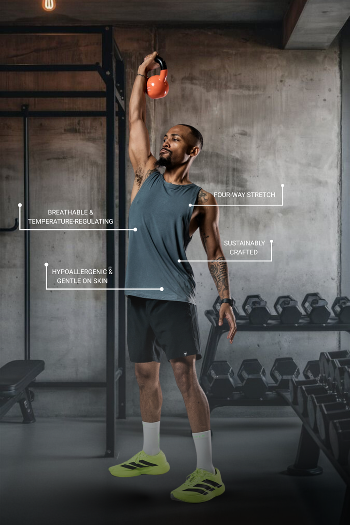 Men's Terra Recovery Tank (Ash Gray)