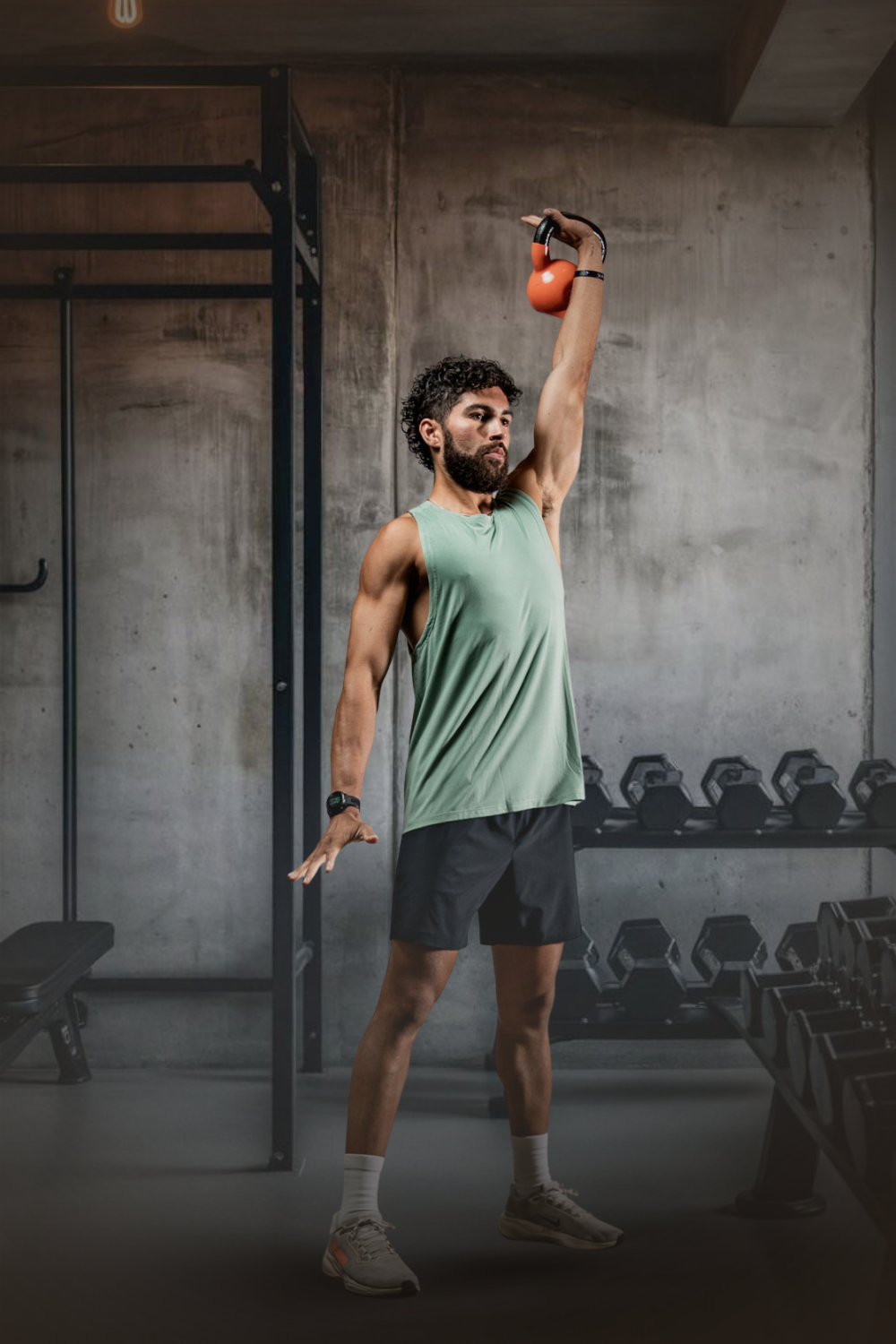 Men's Terra Recovery Tank (Low Light Olive)