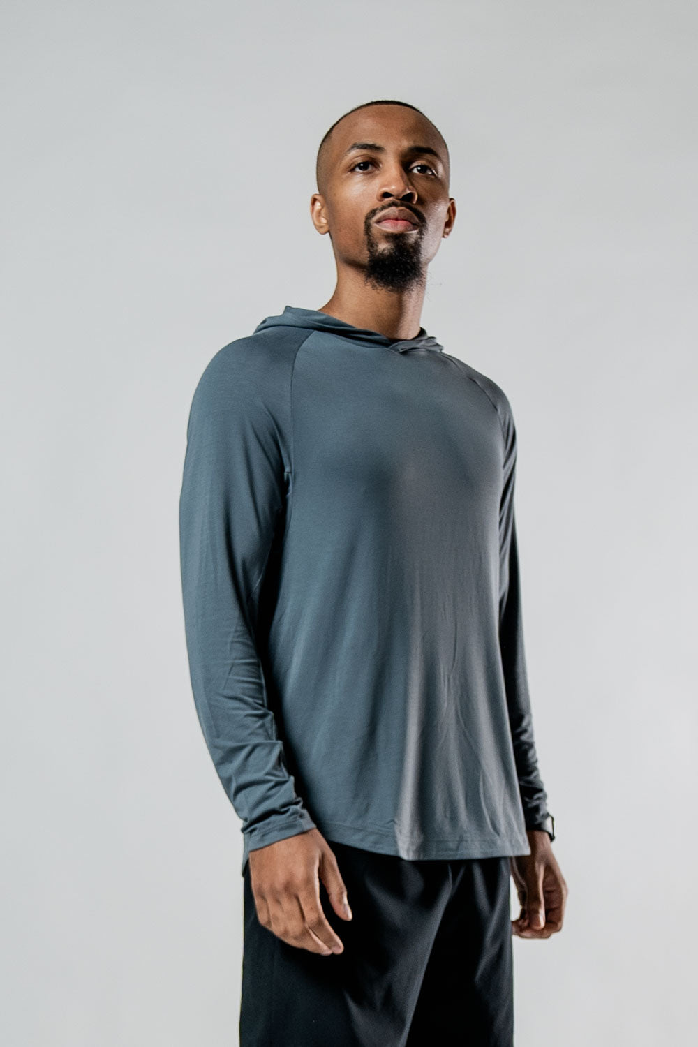Men's Terra Recovery Element Hoodie Shirt (Ash Gray)